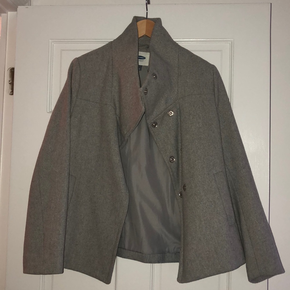 Old Navy Peacoat. Color: Gray . Warm & Comfy